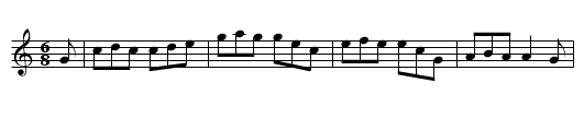 St Patrick's Day in The Morning. JaW.102 - staff notation