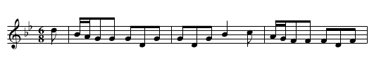 St. Patrick's Hill - staff notation