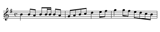 Stafford Dance, The - staff notation