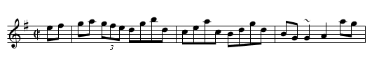 Stage Hornpipe, The - staff notation