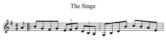 Stage, The  - staff notation