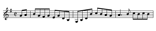 Stage - staff notation