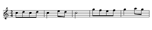 Stala nam sie nowina, pani pana zabila - staff notation