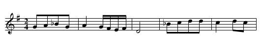 Stala sie nam nowina, pani pana zabila - staff notation