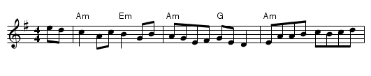 Star of Munster, The - staff notation