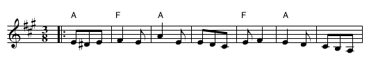 Stara Vlainja - staff notation