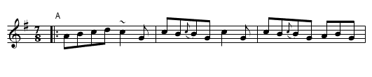 Starceska Racenica - staff notation