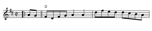 Staten Island Hornpipe - staff notation