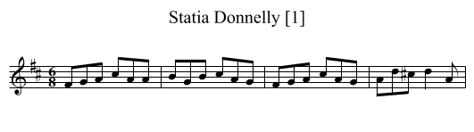 Statia Donnelly [1] - staff notation