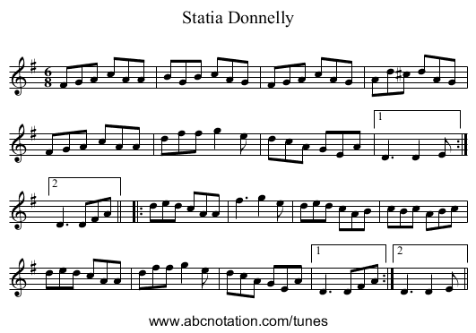 Statia Donnelly - staff notation