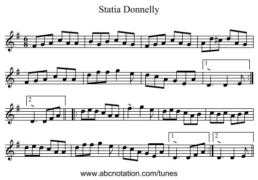 Statia Donnelly - staff notation