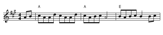 Stay All Night - staff notation