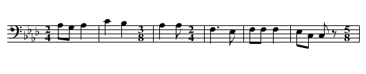 Steal-partner Dance Song (a) - staff notation