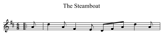 Steamboat, The  - staff notation