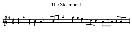 Steamboat, The  - staff notation