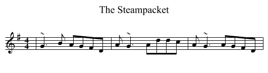 Steampacket, The  - staff notation