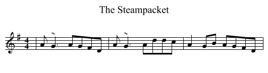 Steampacket, The  - staff notation