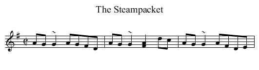 Steampacket, The - staff notation