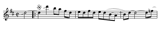 Steeley Rag - staff notation