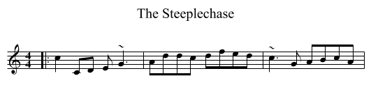 Steeplechase, The  - staff notation