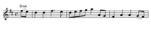Steer her up and had her gaan. - staff notation