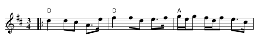 Steffaleken - staff notation