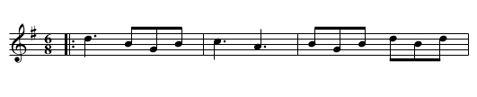 Steg knetter'd at the Sneck band.  A Dance. - staff notation