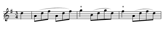 Steirer - staff notation