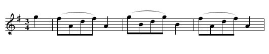 Steirer - staff notation