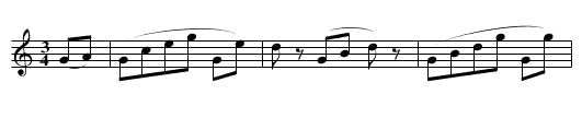 Steirer - staff notation