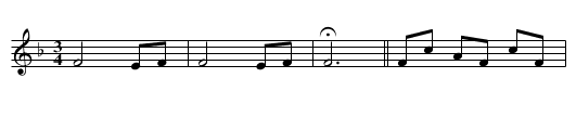 Steirische (1.) - staff notation