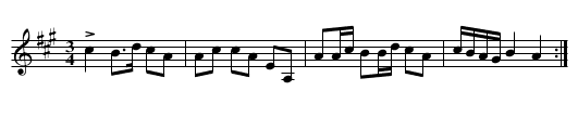 Stenbocks polska. - staff notation