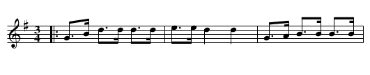 Steninge nattvardsgång - staff notation