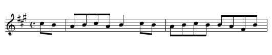 Stenson's #2, John - staff notation