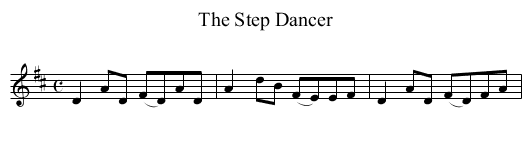 Step Dancer, The - staff notation