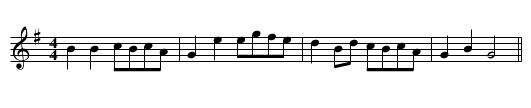 Step & Fetch Her - Bampton - staff notation