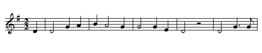 Step Stone - staff notation
