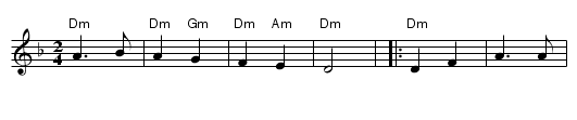 Steppin Out - staff notation