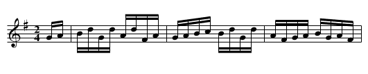 Stepping Stone Reel - staff notation