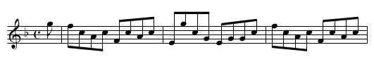 Sterling Tom - staff notation