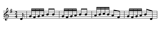 Sterntanz - staff notation