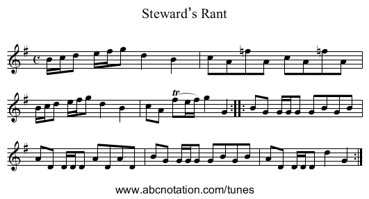 Steward’s Rant - staff notation