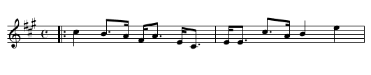 STEWART TARTAN - staff notation