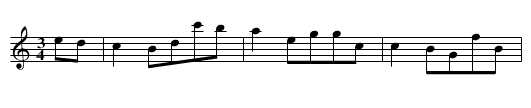 Steyrer Tanz - Clarinetto - in C, nr. 1 - staff notation