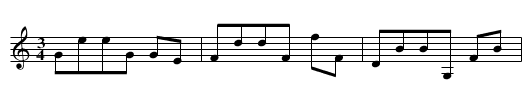 Steyrer Tanz in C, nr. 17 - staff notation
