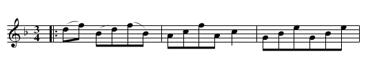 Steyrer Tanz in D, nr. 21 - staff notation