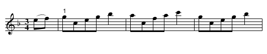 Steyrer Tanz in F, nr. 26 (Clarinett Taenze) - staff notation
