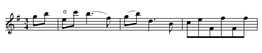 Steyrer Tanz in G, nr. 22 - staff notation