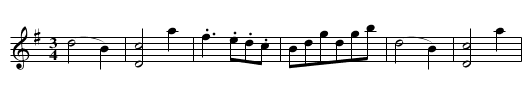 Steyrer Tanz in G, nr. 35 - staff notation