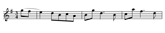 Steyrer Tanz in G, nr. 3 - staff notation